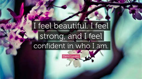 “I feel beautiful for the first time.” .